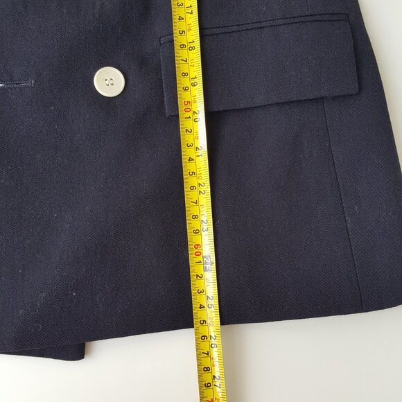 A.P.C ! 100% Virgin Wool DARK NAVY BLAZER  (EU/34) - Picture 7 of 8